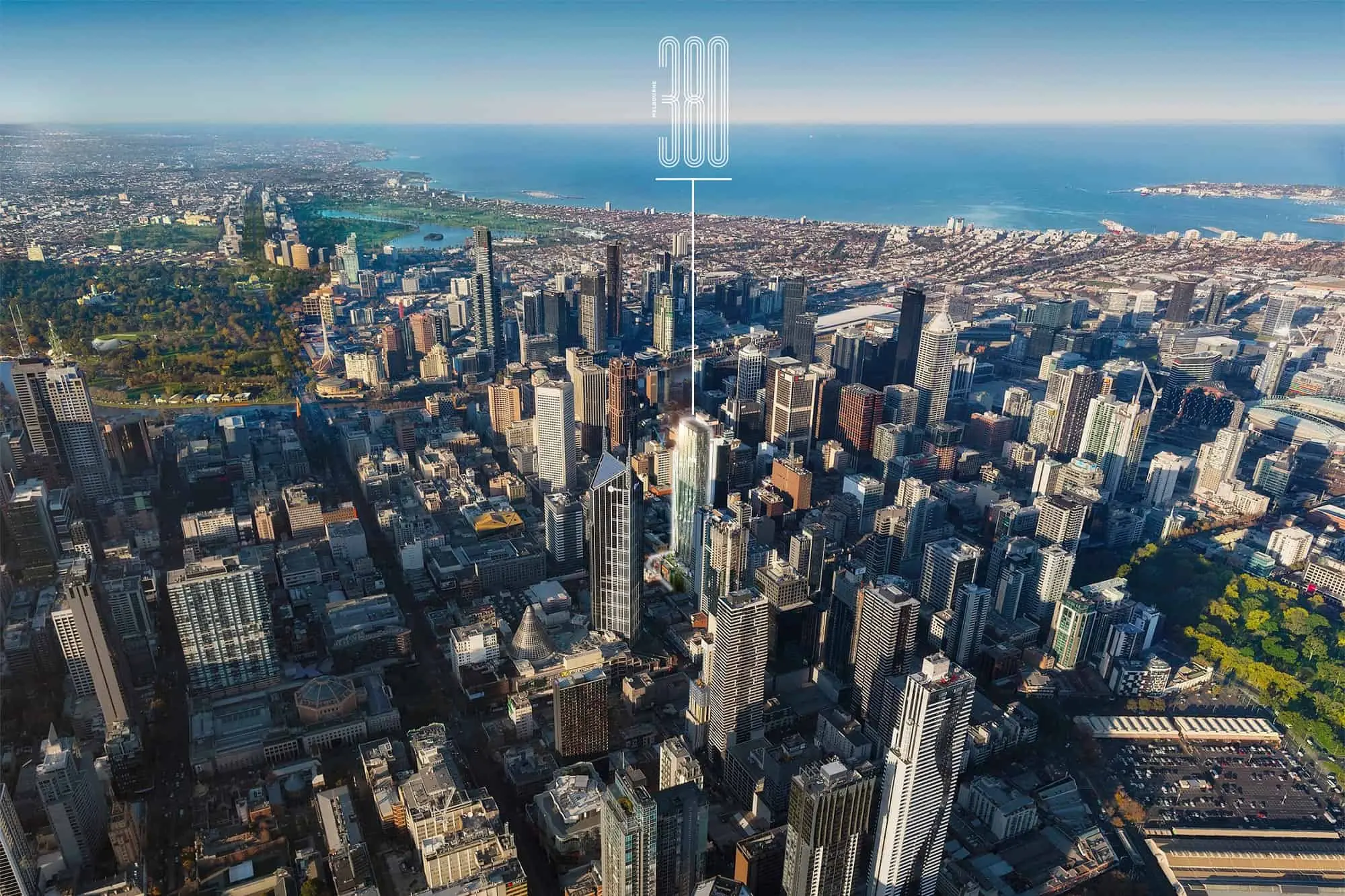 380 MELBOURNE: 墨爾本市景核心的標誌性高-rise